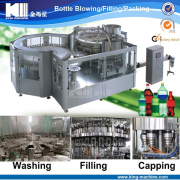 Máquina de embalagem de bebidas de CO2 com garrafa de plástico